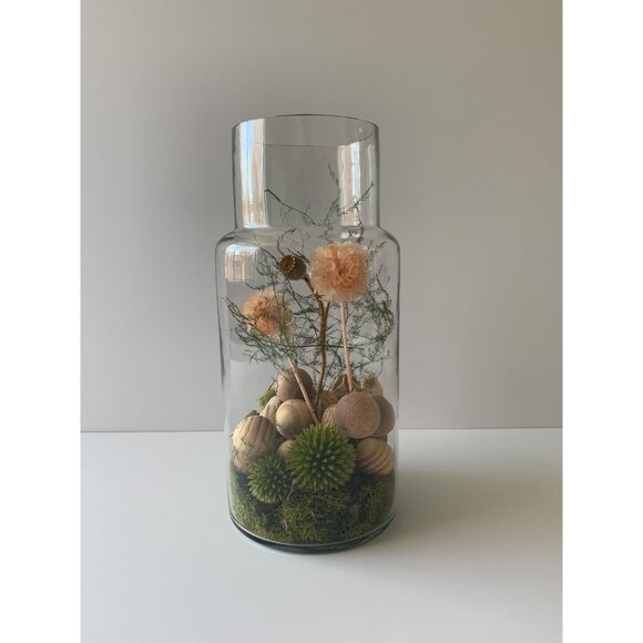 Decorative Glass Jar - 14" Tall - Vase - Terrarium - Apothecary Glass Jar - Picture 3 of 3
